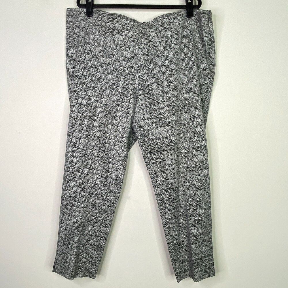 Lafayette 148 Fundamental Bi-Stretch Side Zip Stanton Pant Women's Plus Size 18